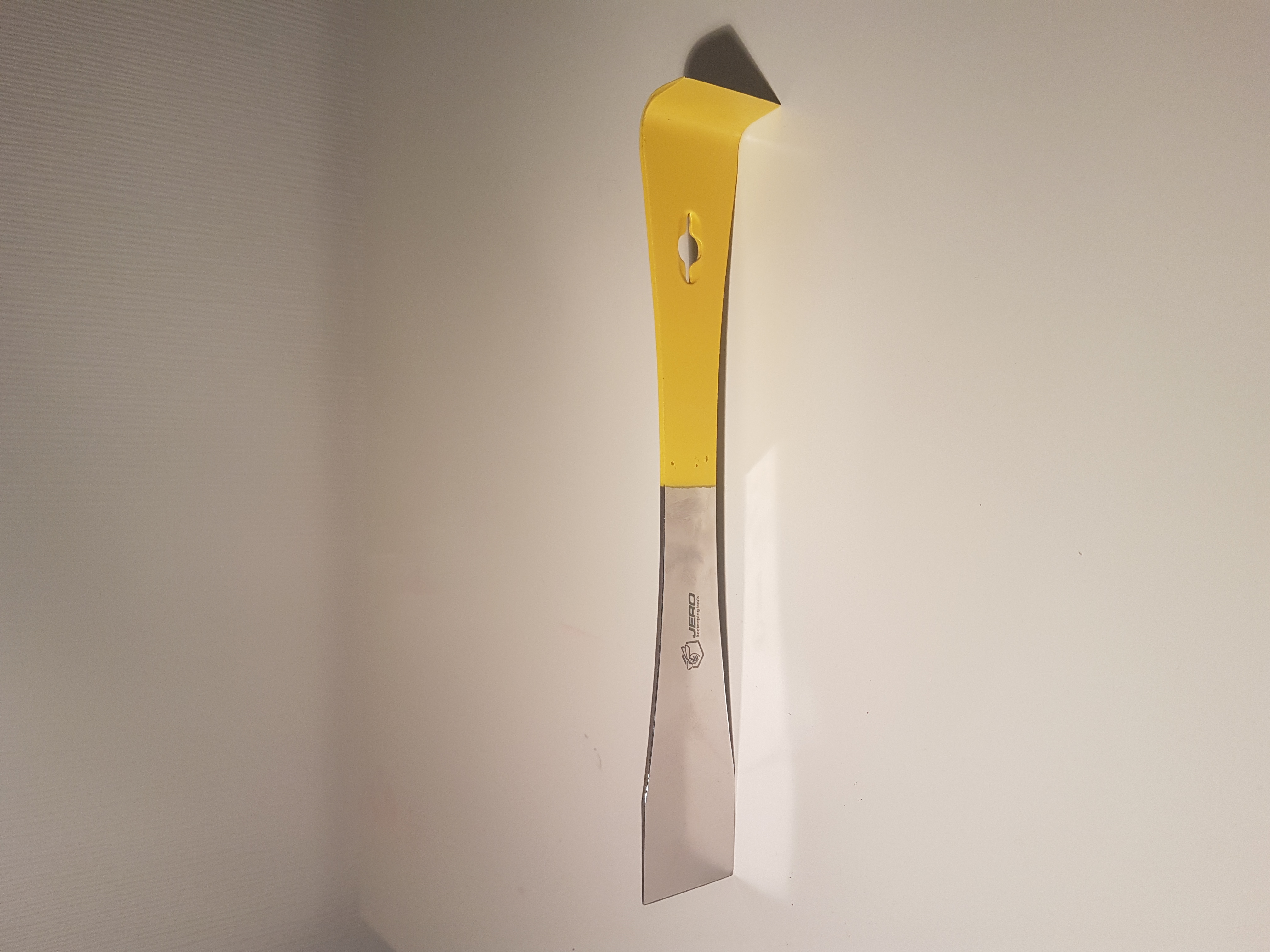  Stockmeißel 19cm / Edelstahl / gelb / JERO